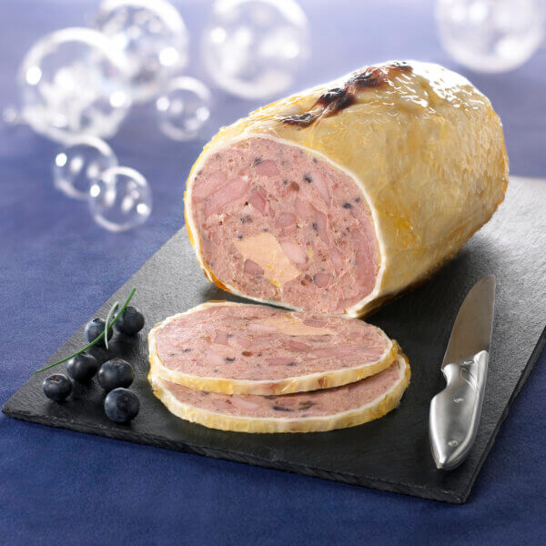 Galantine de biche aux myrtilles